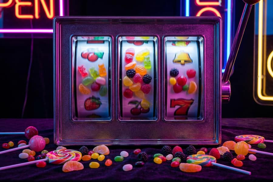 Слот Sweet Bonanza яркие фрукты и конфеты